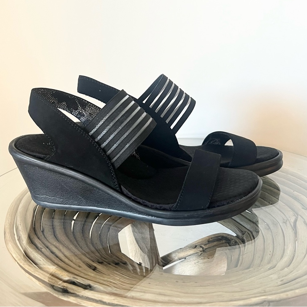 Skechers Cali Rumblers - Sci Fi Wedge Style Slingback Sandals W size 9.5